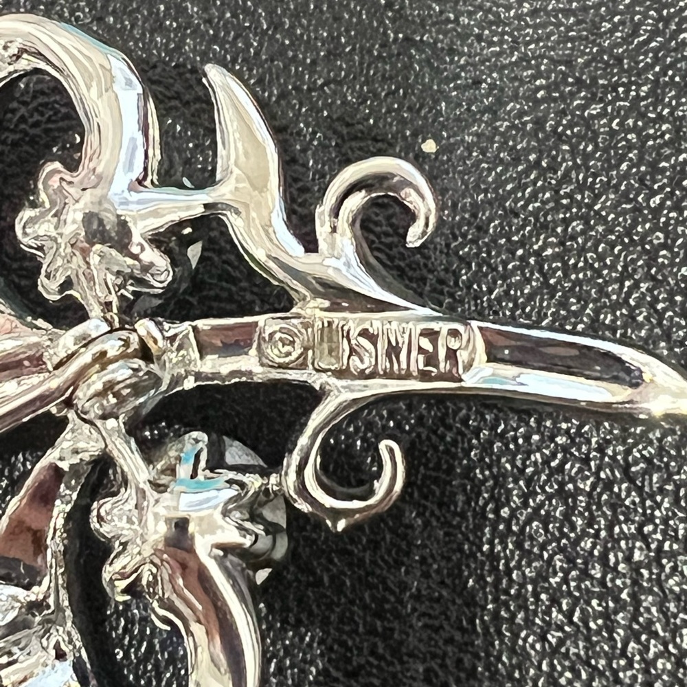 Vintage Lisner Rhinestone Brooch - Picture 5 of 5
